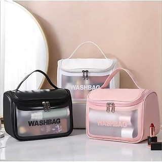 Túi WASHBAG thế hệ mới , dạng hộp , có nắp khóa đựng mỹ phẩm sang trọng và tiện lợi