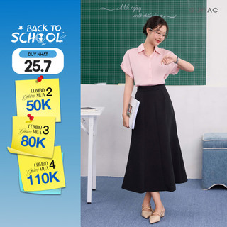 Chân Váy Đuôi Cá Nữ GUMAC Chân Váy Công Sở Dáng Dài Lưng Cao Xòe Nhẹ Nhàng LVF1014 - LVG0406