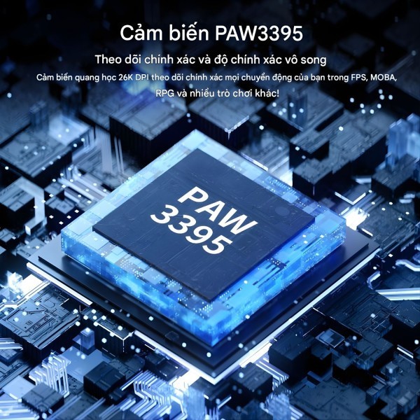 Chuột chơi game Cao Cấp Delux M500 PRO PAW3395 MAX 26000 DPI Đế sạc RGB  Bluetooth THKeyboard | BigBuy360 - bigbuy360.vn