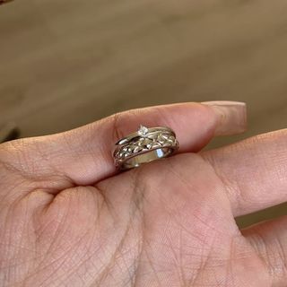 Women's Moissanite Ring, adjustable by yae11ws.vn