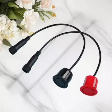 QIUWU Cảm biến đỗ xe ô tô Cáp nâng cấp đầu dò Radar đảo chiều 18,8mm Âm thanh cảm biến chống nước đỗ xe ngược ô tô.