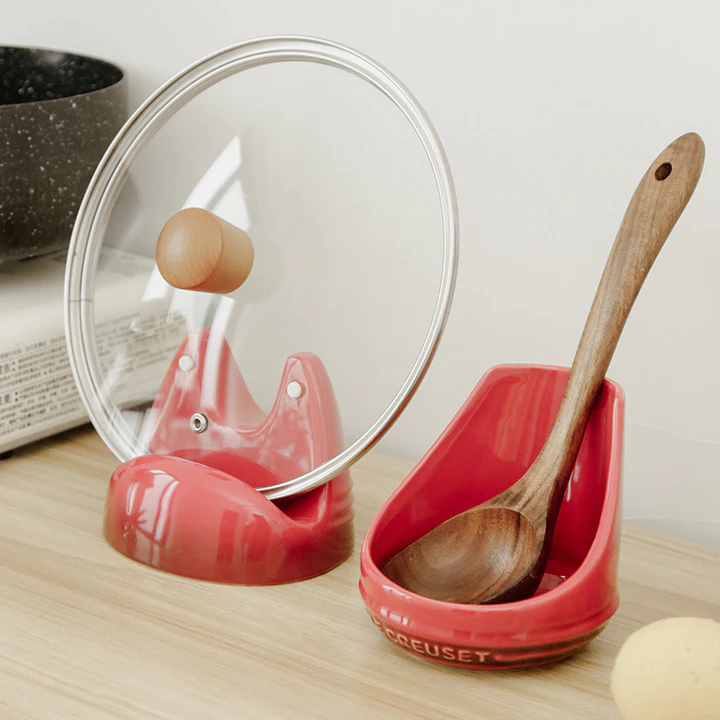 Gốm Bếp Nồi Nắp Giá Kệ Nắp Nồi Giá Để Đồ Mặt Bàn Thìa Giá Tiện Ích Hộ Gia Đình Nắp Nồi Dụng Cụ Tiện Dụng