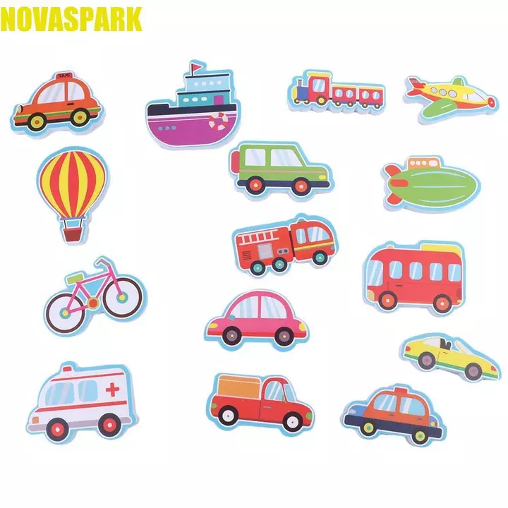 Đồ chơi trò chơi trên nước trong phòng tắm NOVASPARK, Đồ chơi tắm xếp hình nổi dành cho trẻ em giáo dục sớm, Đồ chơi dán DIY Đồ chơi xếp hình ô tô EVA Thuyền tắm cho bé Đồ chơi trẻ em bé trai bé gái