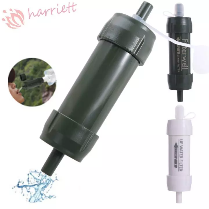 Ống hút lọc nước mini HARRIETT, Máy lọc nước lọc mini, Dụng cụ ngoài trời TUP Uống trực tiếp Sinh tồn Ống hút lọc nước uống khẩn cấp