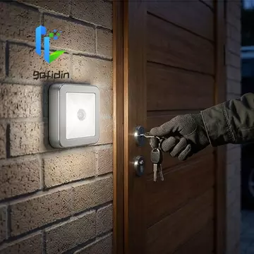 Đèn ngủ cảm biến chuyển động GOFIDIN, Đèn ngủ LED thông minh tiết kiệm năng lượng cảm biến, Đèn trong nhà Đèn trắng ấm áp Đèn LED chạy bằng pin Đèn ngủ hoạt động bằng pin Cầu thang