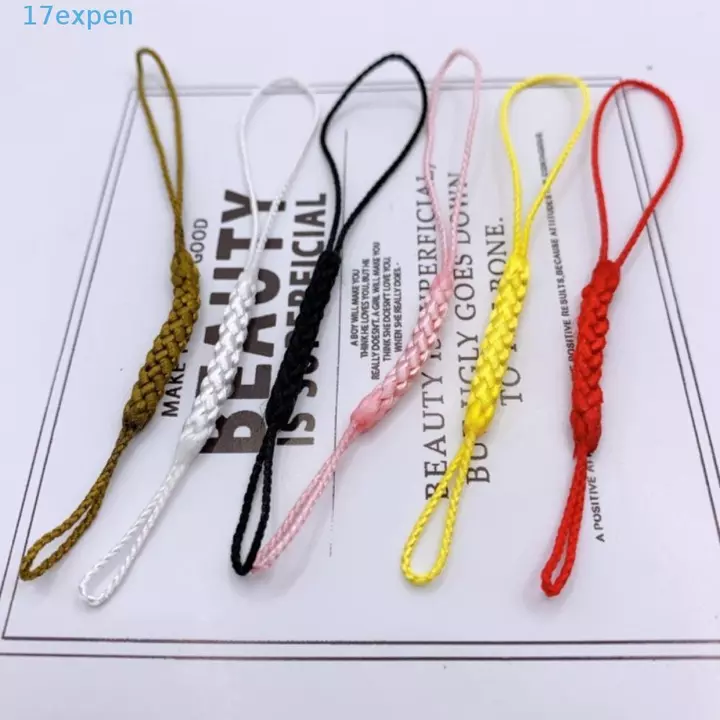 EXPEN Diy Dây Điện Thoại, Dây Đeo Điện Thoại Bện Dệt Kim Tay, Mặt Dây Chuyền Điện Thoại Hai Đầu Dây Chìa Khóa Dệt Dây Điện Thoại Phụ Kiện Điện Thoại