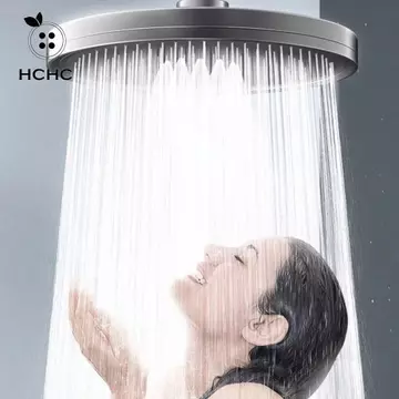 HCHC Đầu vòi hoa sen mưa HCHC, có bộ lọc 6 chế độ Đầu vòi hoa sen mưa hàng đầu, Phụ kiện vòi hoa sen Áp suất cao Bảng điều khiển lớn Vòi hoa sen có thể điều chỉnh tại nhà