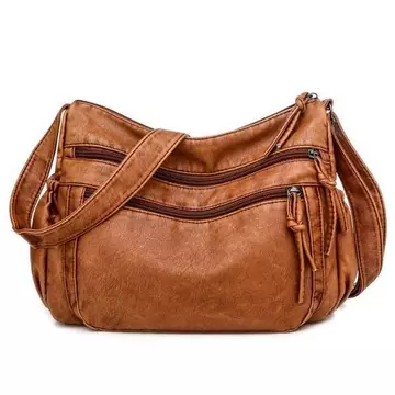 Women's Elegant PU Leather Crossbody Bag