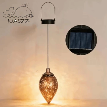 Đèn năng lượng mặt trời CULI Thay thế hàng đầu, Đèn treo LED năng lượng mặt trời chạy bằng năng lượng mặt trời DIY, Ánh sáng ngoài trời Đèn trắng màu đen Chống nước ngoài trời Đèn trang trí năng lượng