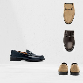 Giày PEDRO Leather Horsebit Loafers - PM1-46600177 chính hãng đủ bill