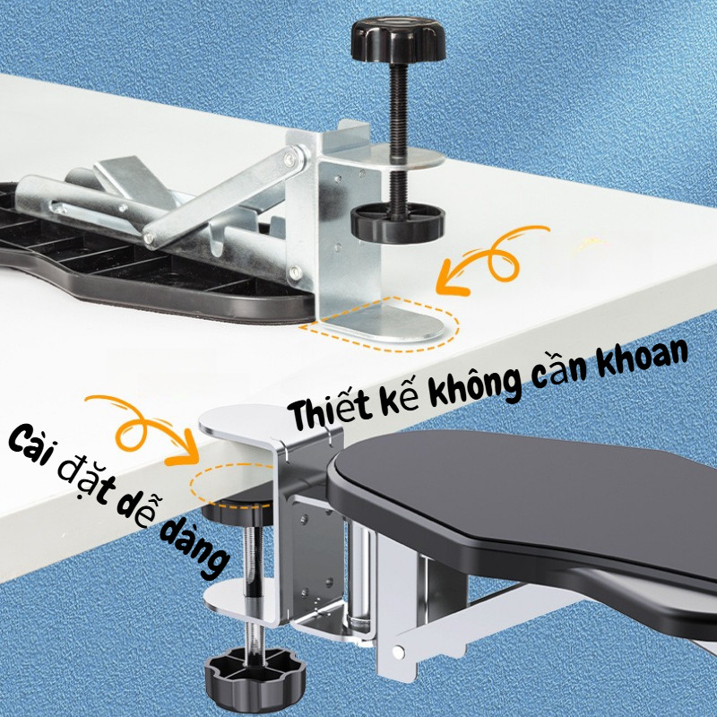 VN-Home Giá đỡ kê tay công thái học, chống mỏi, xoay và gập đa chức năng, phù hợp cho việc sử dụng chuột
