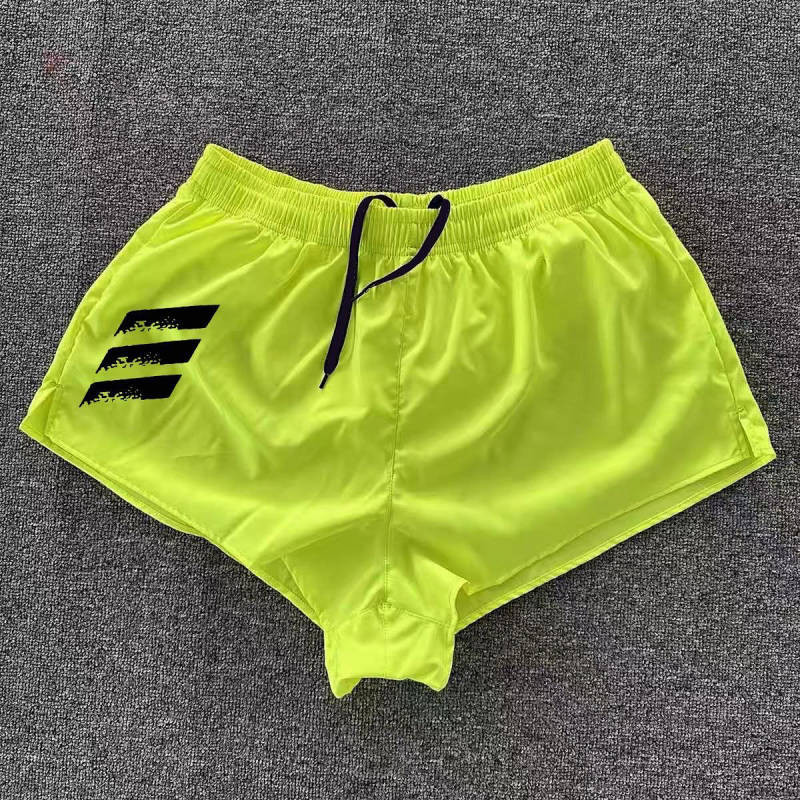 [New] Sports Running Three Points Training Pant Men's and Women's Professional Marathon with Lining Quick-Drying Breathable Shorts mMk0