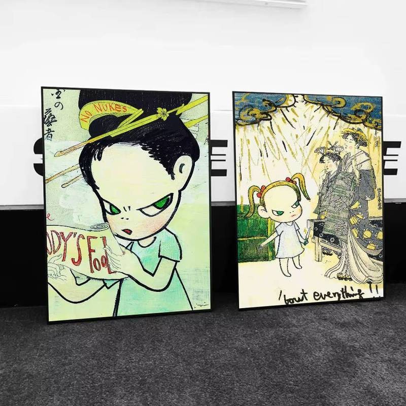 Yoshitomo Nara Dream Doll Poster Canvas In Thích Hợp Cho Trang Trí Nhà Cafe Bar Trang Trí Tường Phòng