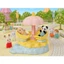 Sylvanian Families Amusement Park Equipment 【Starry Whirling Merry-Go-Round Set】 Co-69 ST Mark Certified, for ages 3 and up, Toy, Dollhouse, EPOCH.