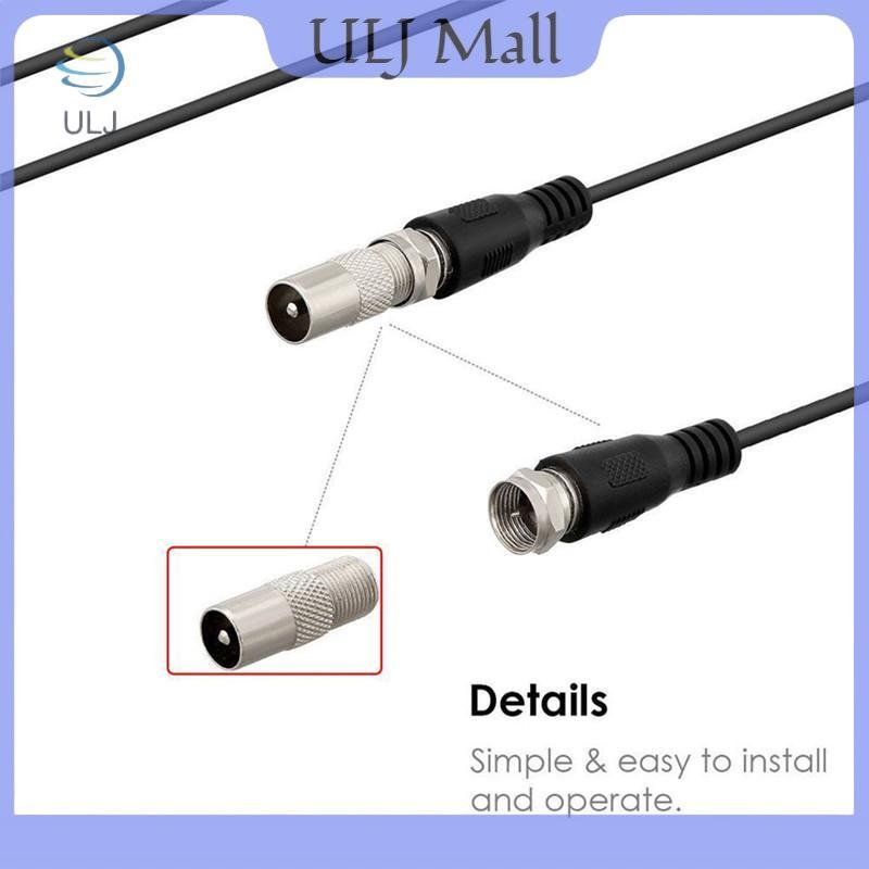 Ăng-ten TV ULJ HDTV Flat Trong nhà Phạm vi 50 dặm VHF UHF DVB -.