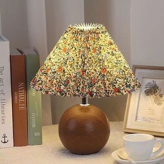 AIMI Đèn Bàn Retro Vải Lampshade Led Trang Trí Nhà Cửa Đèn Bàn Thích Hợp Cho Phòng Ngủ Phòng Khách Văn Phòng Học Tập