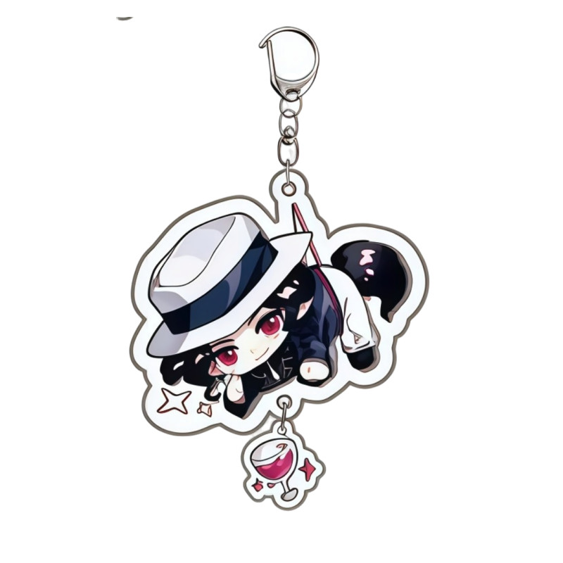 Demon Slayer Acrylic Key Chain Kamado Tanjirou Nezuko Hashibira Inosuke Agatsuma Zenitsu Anime Peripheral Decoration Pen