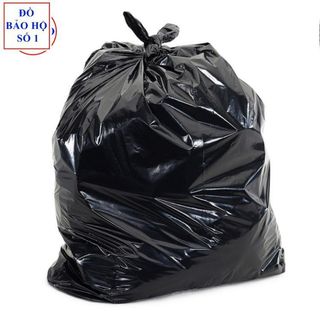 ( SÉT 12 CUỘN ) Túi Rác Tự Phân Hủy - Bao Rác Đen Kích Thước Lớn 55*65 cm