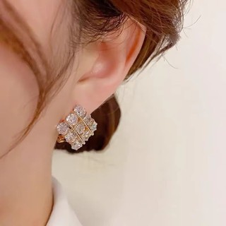 Bông tai TRACEILLOIAN, Bông tai tua rua đa năng không đều, Trang sức lấp lánh cổ điển Bông tai hình học bằng kim loại mịn dành cho nữ