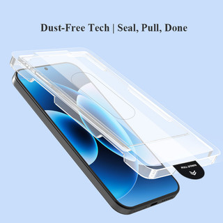 Kính cường lực bảo vệ màn hình Lereach cho Xiaomi 17 Pro Max / 17 Pro / 17 với hộp định vị không bụi, tự động liên kết, HD Clear