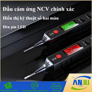 Bút Đo Điện Cao Cấp - Màn Hình LCD, Kiểm Tra Thông Mạch, Phân Biệt Dây Điện, An Toàn & Chính Xác
