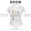 BOOM Áo Baby Tee Nữ Cotton Ôm Body-Áo Thun Ngắn Tay Y2K In Hình PhongCách Mùa Hè, Cổ Tròn Hàng Đầucách hàn quốc phong676