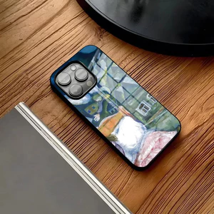 BK-1 Marc Chagall Ar Ốp Lưng Điện Thoại IPhone 16 15 14 Pro 11 13 12 Mini 6 8 7 Plus Kính Thiết Kế Sang Trọng Cove