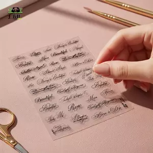 Stiers Móng Tay Tiếng Anh DIY Thể Hiện Tự Dính Cho Nữ Xác Định Lại Làm Móng Tay Tại Nhà EMKK