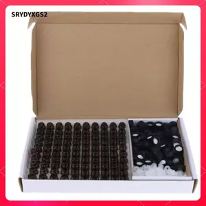 100 Chiếc Chai Tinh Dầu Thủy Tinh Hổ Phách Lọ Với Orifice Giảm Và Mũ 1ml