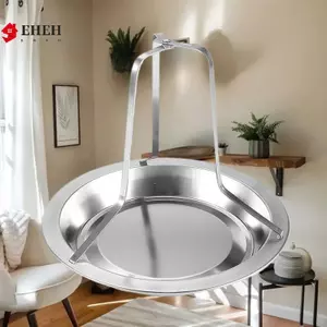 Đế nướng Chien bằng thép không gỉ Dụng cụ nấu ăn ngoài trời trong nhà Thổ Nhĩ Kỳ Roasting Ra Chien Giá đỡ cho lò nướng r VN