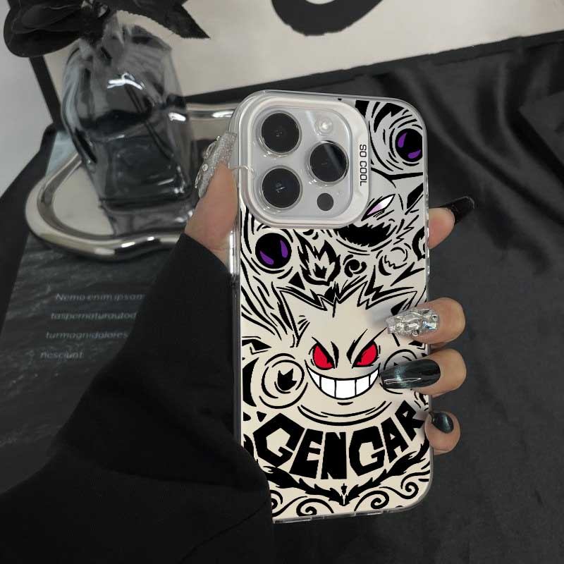 Ốp Lưng Cho Xiaomi Note 15 14 Pro 15 Plus Redmi 15 4G 5G 15A A7 PRO Note14 Vỏ Điện Thoại Di Động Anime Hoạt Hình Tím Gengar Cứng IMD