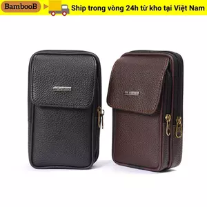 Túi đeo thắt lưng nhỏ BAMBOOB Du lịch chống thấm nước Thể thao da PU