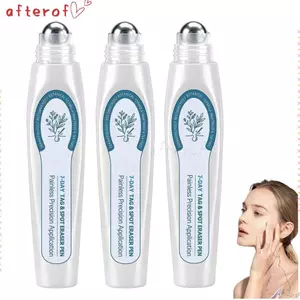 Dụng cụ bôi chăm sóc da AFTEROF, Dụng cụ bôi bóng lăn không dính khối lượng 15ml, Thiết kế di động Ứng dụng chính xác Thẻ bi lăn kim loại Tẩy điểm Chăm sóc da mặt hàng ngày