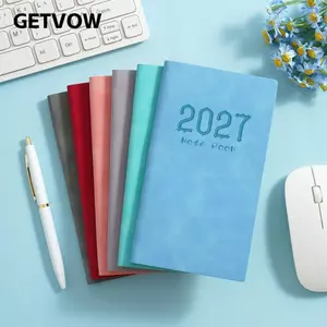 Máy tính xách tay lập kế hoạch GETVOW 2027 A6, Sách lịch trình dày cao cấp nhẹ di động, Thiết kế bỏ túi Bề mặt viết mịn Sổ tay hiệu quả 365 ngày
