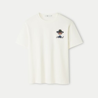 [GIẢM 50%] Áo thun nam tay ngắn HLA x ZOLA thêu hoạt hình form rộng, mát lạnh & co giãn