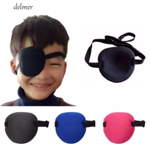 Miếng dán mắt đơn DELMER, Miếng dán mắt đơn thoáng khí có thể điều chỉnh, Mặt nạ bảo vệ thị lực Thị lực Mặt nạ mắt thị lực 3D mềm dành cho người lớn / trẻ em