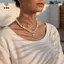 Đá Tự Nhiên Hạt Không Đều Choker Nelace 1 Cái Mặt Dây Chuyền Mặt Trời Bohemian Trang Sức Cho Bãi Biển Hoặc Lễ Hội Nhìn [Mina]