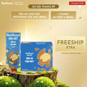 Thùng 24 Hộp Sữa 20 Loại Hạt Nutifood Sữa Hạt 180ml