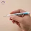 HFTOY Trắng Bút Đánh Dấu Thường Trực 3 Bút Đánh Dấu Cho Gỗ Ro Nhựa Da Thủy Tinh Đá Kim Loại Đồ Dùng Nghệ Thuật ~