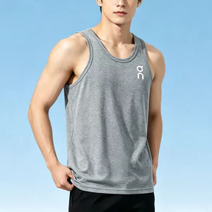 Áo vest thể thao cotton nguyên chất nhẹ, thoáng khí, mềm mại và thoải mái mùa hè dành cho nam