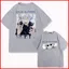 GC1 Jujutsu Kaisen Gojo Satoru Unisex Xu Hướng Thời Trang Mùa Hè Áo Thun Anime Tay Ngắn Top GC1