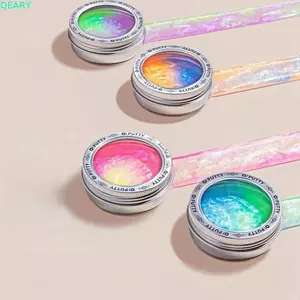 QEARY Bùn pha lê tay chống dính, Đồ chơi đất sét lỏng không độc hại trong suốt không độc hại, pha lê điên rồ trong suốt Co giãn pha lê Bouncy Slime Đồ chơi an toàn cho trẻ em