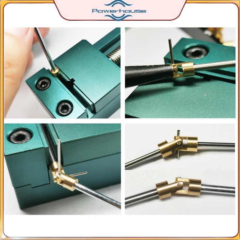 POWER Mini Đa Năng Khớp Nối Đồng Thau Trục 2mm 1mm Hiệu Quả Qua Lỗ Kết Nối Cho Dự Án Tự Động Hóa DIY Bộ Dụng Cụ Khoa Học.