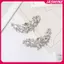 JASMINE 1 Chiếc Giày Nữ Hoa Bule DIY Kim Cương Giả Kẹp Giày Có Thể Tháo Rời Giày Cưới Cao Gót Phụ Kiện Giày Sáng Bóng Giày Đồ Trang Trí JASMINE