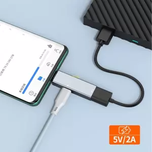 Btsg Sleek Type C sang USB Female + Type C Female Converter cho điện thoại Máy tính bảng Laptop
