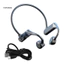 < CarFashion > Tai nghe không dây Giảm tiếng ồn có độ trung thực cao IPX5 Chống nước tương thích Bluetooth50 Tai nghe thể thao dẫn truyền xương cho