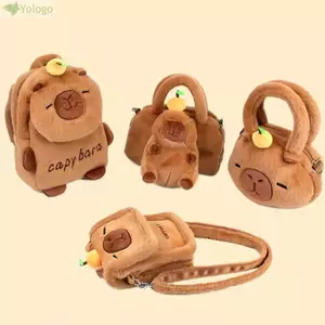 Túi đeo chéo YOLOGO Capybara, Ba lô đeo vai có thể điều chỉnh sang trọng, Hình dạng ba chiều Dung tích lớn có dây đeo vai Túi đựng điện thoại di động Quà tặng