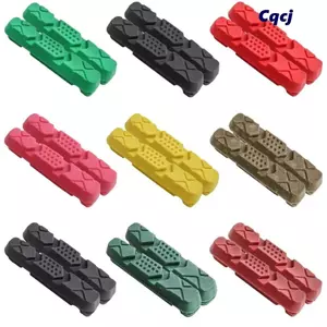 CQCJ 2 Miếng Má Phanh Xe Đạp, Tấm Phanh Vành Carbon Thay Thế Chịu Nhiệt, Hợp Chất Nút Chai Chuyên Nghiệp Đa Năng Bánh Xe Carbon Má Phanh Xe Đạp Đường Bộ