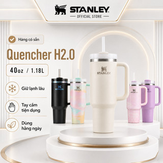 Stanley Quencher H2.0 FlowState 40oz, cốc giữ nhiệt inox 18/8, có tay cầm, không BPA