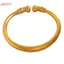 HFSHY Mạ Vàng Mở Vòng Tay Vintage Khắc Hoa Bền Đẹp Lâu Dài Tỏa Sáng Cho Nữ Ngày Đảng Mặc VN